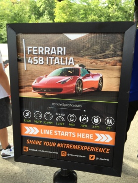 Ferrari 458 Italia sign